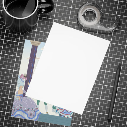 🎭🌸 The Blindfolded Gentleman Postcard Bundles – Art Deco Garden Masquerade