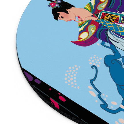 A Visual Journey by Umberto Brunelleschi Mouse Pad, Round and Rectangle