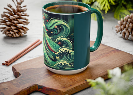 Mermaid Queen Rising from the Deep Colorful Mugs (11oz, 15oz)