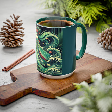 Mermaid Queen Rising from the Deep Colorful Mugs (11oz, 15oz)