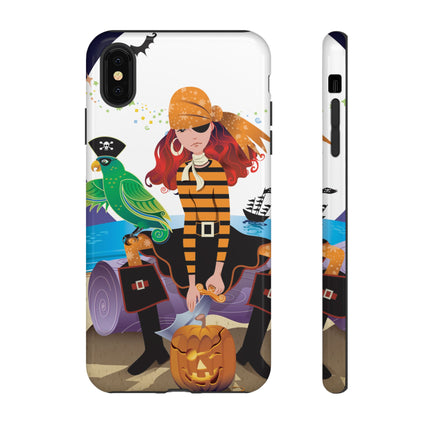 Moonlit Pirate Halloween Phone Cases