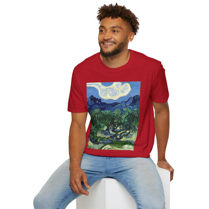 Olive Trees by Vincent Van Gogh Softstyle T-Shirt
