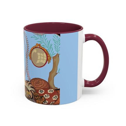 Minuit … ou l’appartement à la mode by George Barbier Colorful Mugs (11oz, 15oz)