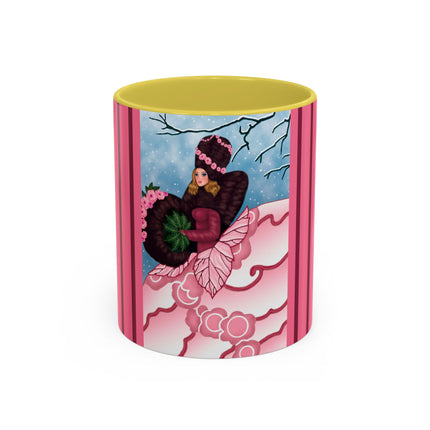 Winter Rose Empress Colorful Mugs (11oz, 15oz)