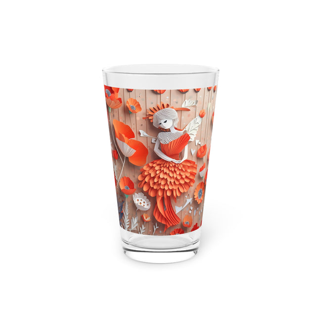 Poppy Fairy Glass, 16oz
