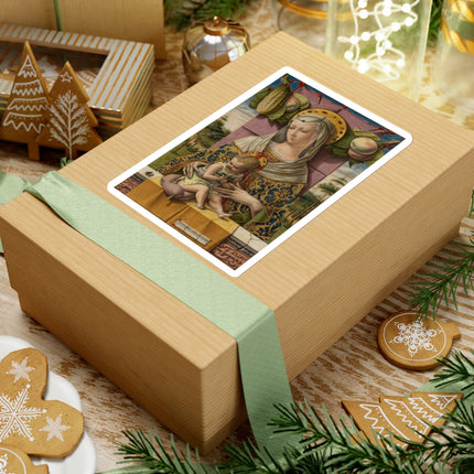 Madonna and Child by Carlo Crivelli Kiss-Cut Stickers (4 Sizes)