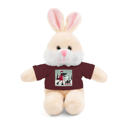Red Sled & Curious Cats Stuffed Animals with Tee