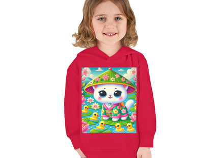 Lily Pond Stroll Toddler Pullover Fleece Hoodie