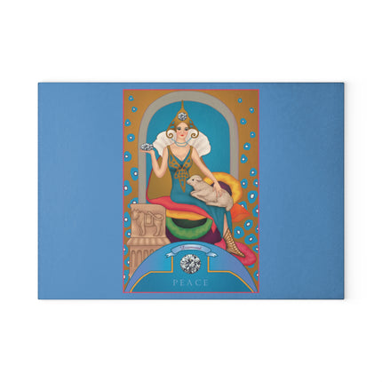 April & Diamond Zodiac Glass Cutting Board