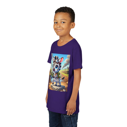 Zebra Lookout Youth Short Sleeve Tee