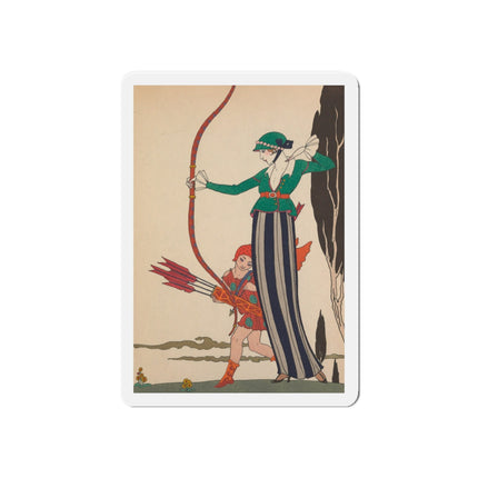 L'Arc Rouge by George Barbier Die-Cut Magnets (5 Sizes)