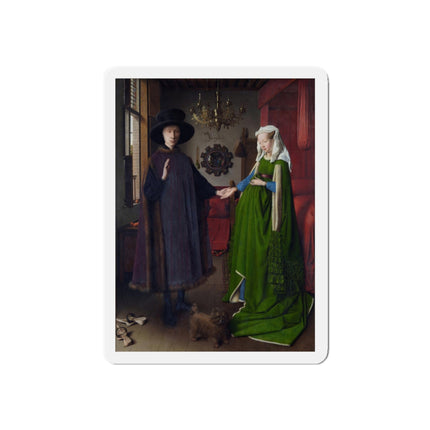 Arnolfini Portrait by Jan Van Eyck Die-Cut Magnets (5 Sizes)