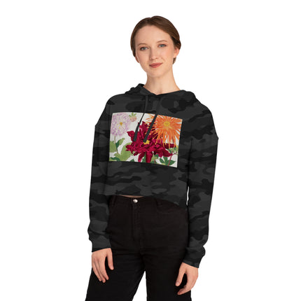 Dahlia by Tanigami Kônan Women’s Cropped Hooded Sweatshirt