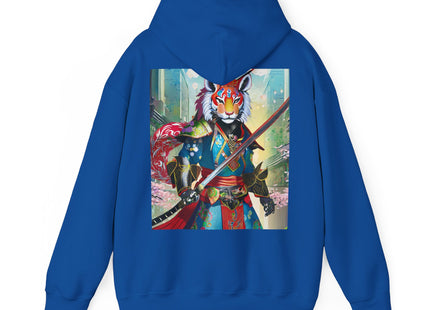 Cyberpunk Samurai Tiger – Heavy Blend™ Hooded Sweatshirt