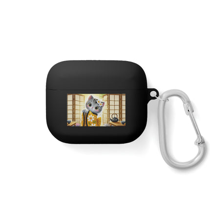 Playful Kitten in the Tea Room AirPods and AirPods Pro Case