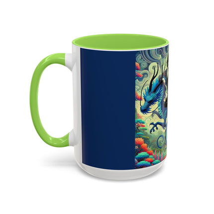 Mystic Guardian of the Sky Light Colorful Mugs (11oz, 15oz)