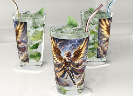Valkyrie Descending Through Storm Glass, 16oz