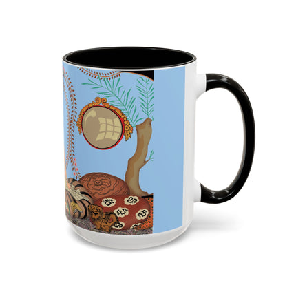 Minuit … ou l’appartement à la mode by George Barbier Colorful Mugs (11oz, 15oz)