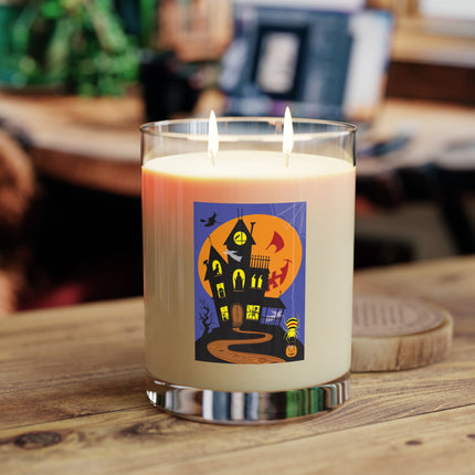 Halloween Night at the Haunted House Scented Candle - Full Glass, 11oz