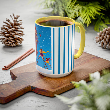 Snowfall & Couture Colorful Mugs (11oz, 15oz)