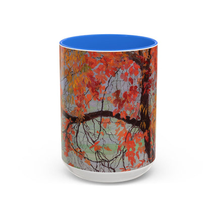 Autumn leaves by Edward Okuń Colorful Mugs (11oz, 15oz)
