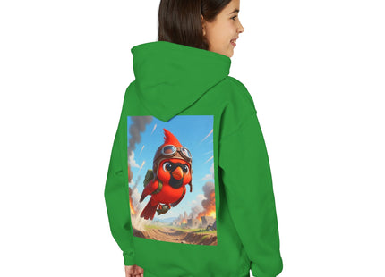 Cardinal Dive Bomber Youth Heavy Blend Hooded Sweatshirt