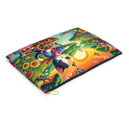 Sailor Kitten’s River Adventure Accessory Pouch – Brave Voyage & River Wonder
