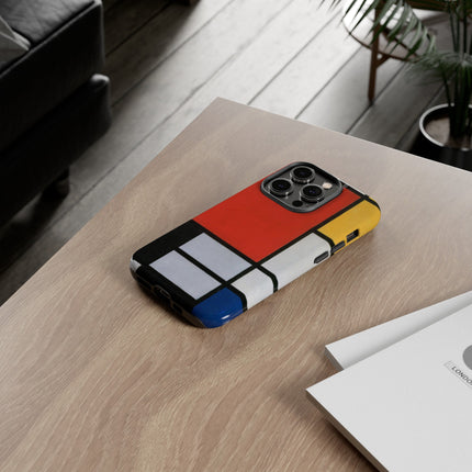 Composition with Red, Yellow, Blue, and Black by Piet Mondrian Phone Cases