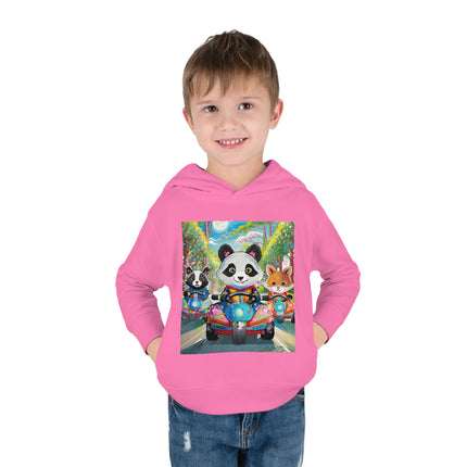 Bumper Car Bonanza Toddler Pullover Fleece Hoodie