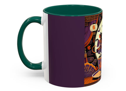 Theatrical Halloween Mice on Teacup Colorful Mugs (11oz, 15oz)