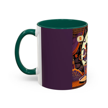 Theatrical Halloween Mice on Teacup Colorful Mugs (11oz, 15oz)