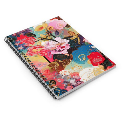 Ethereal Irises Spiral Notebook - Ruled Line