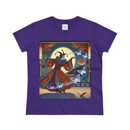 Court Magician with Ghost Butterflies Cotton Tee
