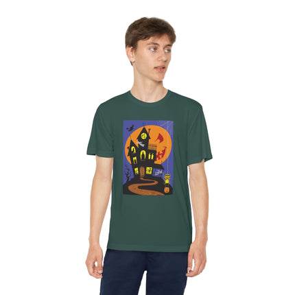 Halloween Night at the Haunted House Youth Competitor Tee