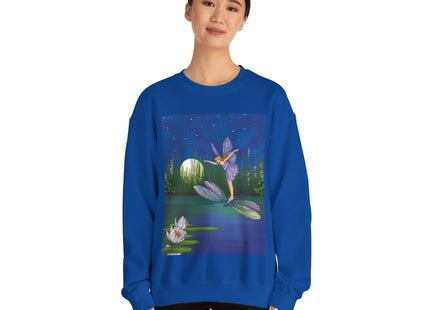 Fairy on a Dragonfly Heavy Blend™ Crewneck Sweatshirt