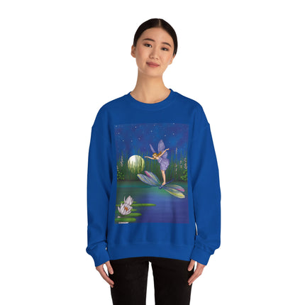 Fairy on a Dragonfly Heavy Blend™ Crewneck Sweatshirt