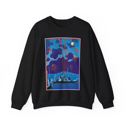 Fireworks in Venice by George Barbier Heavy Blend™ Crewneck Sweatshirt