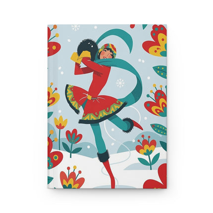 🐦❄️ The Winter Raven Embrace Hardcover Journal – Whimsical Holiday Fantasy