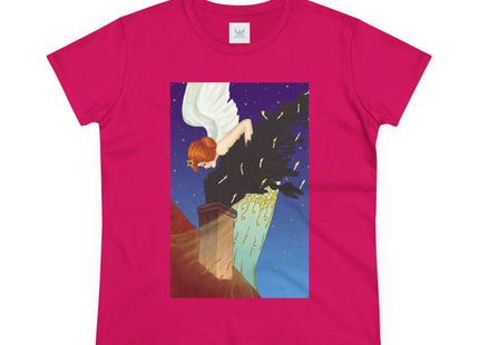 The Christmas Angel Women's Midweight Cotton Tee