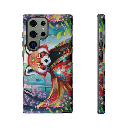 Cybernetic Red Panda Phone Cases