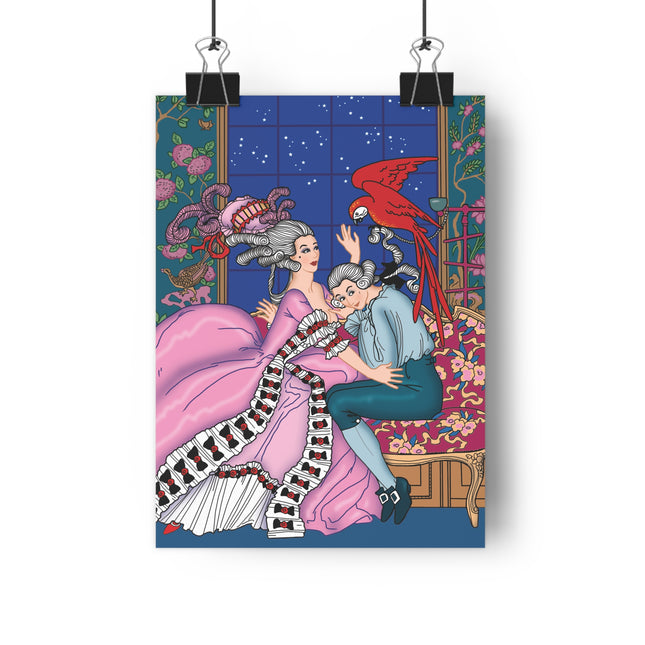 The Jealous Parrot by George Barbier Giclée Art Print