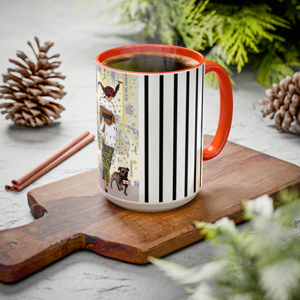 Wrapped in Elegance Colorful Mugs (11oz, 15oz)