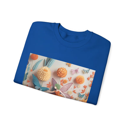 Dahlia Fairy Unisex Heavy Blend™ Crewneck Sweatshirt