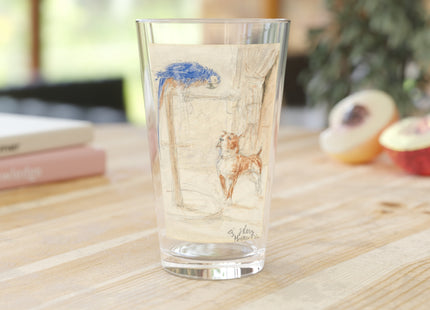 Perroquet et Chien by Henri de Toulouse-Lautrec Glass, 16oz