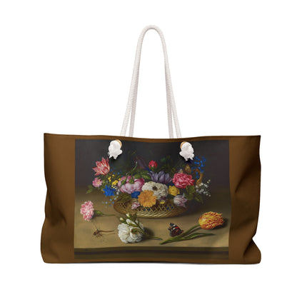 Flower Still Life by Ambrosius Bosschaert Weekender Bag