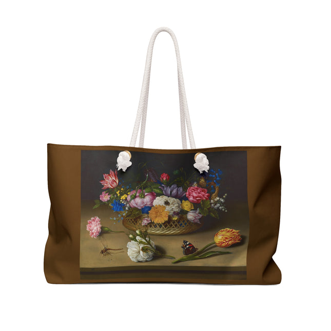 Flower Still Life by Ambrosius Bosschaert Weekender Bag