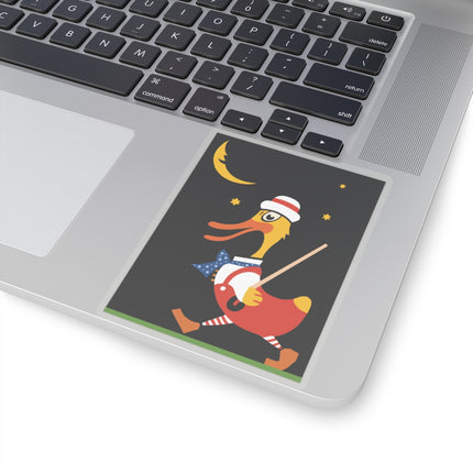 Dapper Duck Kiss-Cut Stickers (4 Sizes)
