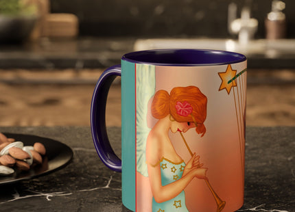 Heavenly Angel Duet Colorful Mugs (11oz, 15oz)