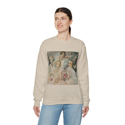 Les Femmes Fatales by Gerda Wegener Heavy Blend™ Crewneck Sweatshirt