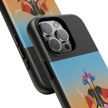 Colorful Dancer Phone Case – Vibrant Grace & Cultural Elegance